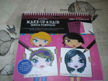 knutselboek make-up en hair design, Enlèvement ou Envoi, Comme neuf, Bricolage