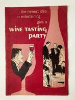 Wine tasting Party - 1966, Verzamelen, Wijnen, Ophalen of Verzenden
