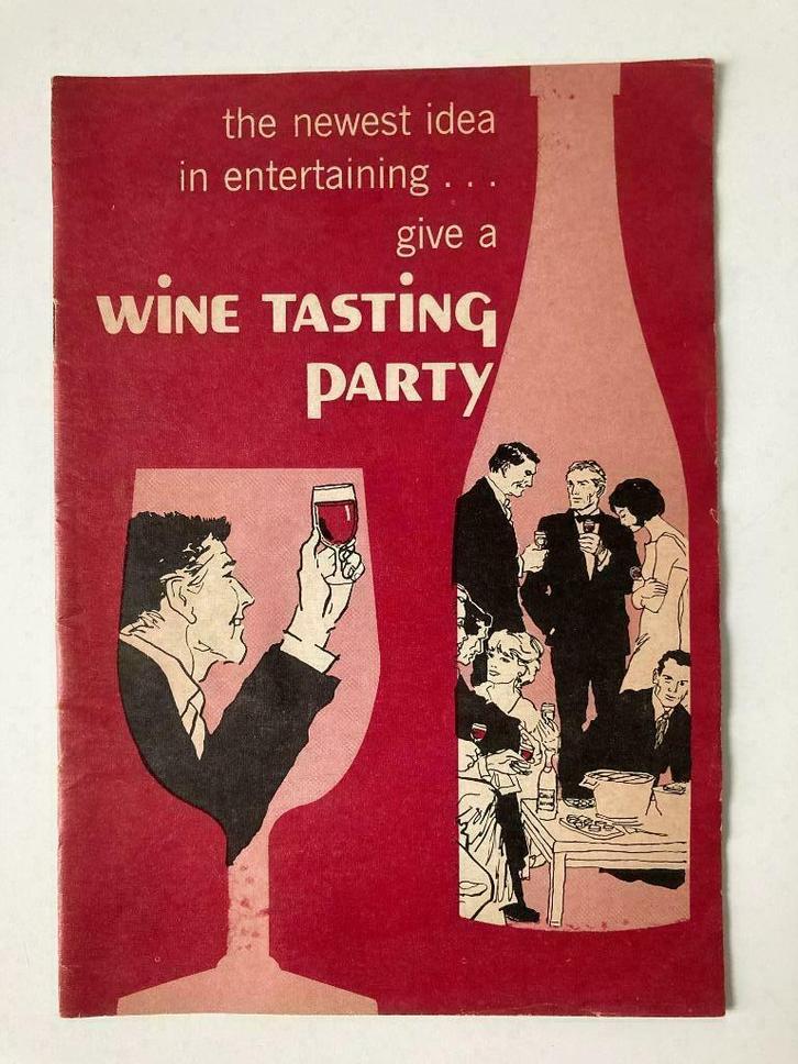 Wine tasting Party - 1966, Verzamelen, Wijnen, Ophalen of Verzenden