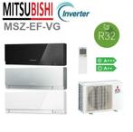 Mitsubishi Premium EF : R32  wifi  A+++ inverter warmtepomp, Nieuw, Afstandsbediening, 100 m³ of groter, Ophalen of Verzenden