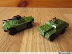 2 superbes vehicules militaires matchbox rollmatics de 1973, Overige merken, Zo goed als nieuw