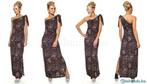 longue robe léopard, Vêtements | Femmes, Noir, Envoi, Neuf