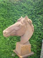 statue buste en fonte pat rouillé d une grande tête cheval !, Animal, Autres matériaux, Enlèvement ou Envoi, Neuf