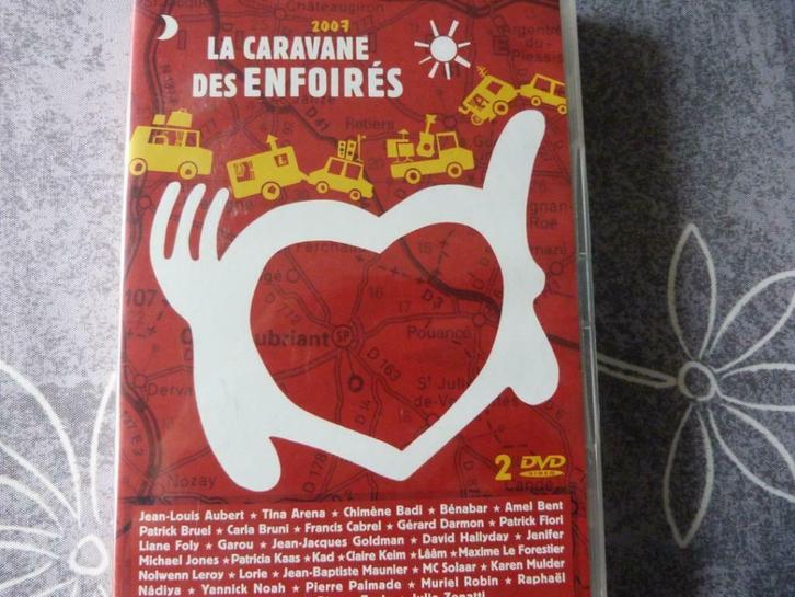 La caravane des Enfoirés 2007 - Édition 2 DVD, Cd's en Dvd's, Dvd's | Overige Dvd's, Zo goed als nieuw, Boxset, Alle leeftijden