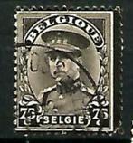 België 1934 Rouwzegel Kon. Albert I OBP 384, Postzegels en Munten, Postzegels | Europa | België, Met stempel, Gestempeld, Overig