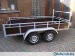 Nieuwe professionele dubbelasaanhangwagen 2,9x1,5m , Aalst, Enlèvement, Neuf