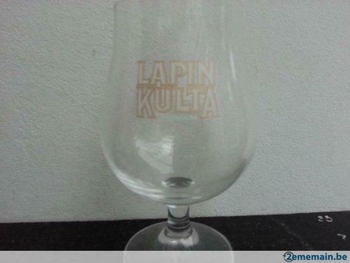 Verre à bière sur pied LAPIN KULTA premium, Collections, Verres & Petits Verres, Utilisé, Enlèvement ou Envoi