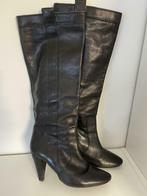 Bottes En cuir taille 39, Noir, Porté, Bottes hautes