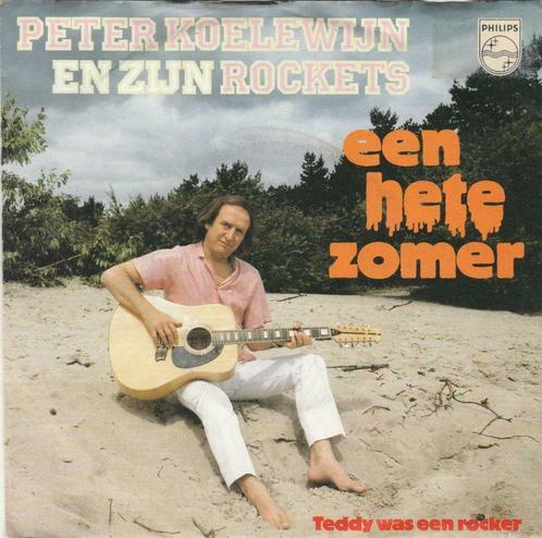 45T: Peter Koelewijn: Een hete zomer, Cd's en Dvd's, Vinyl | Nederlandstalig, Overige formaten, Ophalen of Verzenden