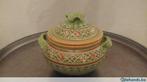 Mooie keramiek decoratieve pot met deksel, Antiek en Kunst, Ophalen of Verzenden