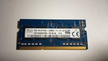 Mémoire PC portable DDR3 2GB 1600Mhz CL11 