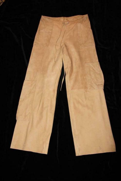 Pantalon femme en daim beige avec poches, Taille: 40, Vêtements | Femmes, Culottes & Pantalons, Porté, Taille 38/40 (M), Beige