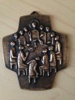 Het laatste Avondmaal - Brons, Antiek en Kunst, Antiek | Religieuze voorwerpen, Verzenden
