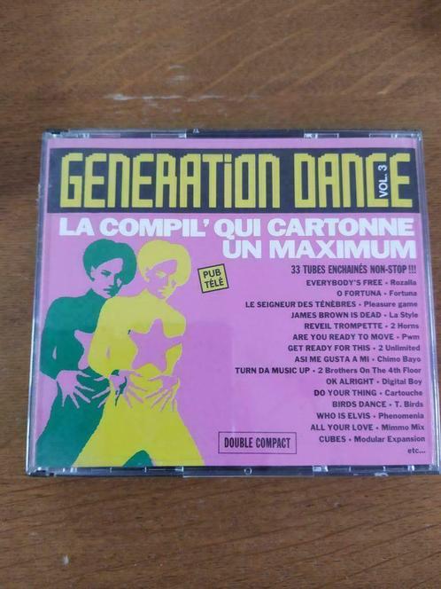 CD audio - Generation Dance (2 CD), CD & DVD, CD | Dance & House, Enlèvement