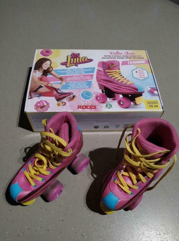 Patins roulettes Disney Soy Luna Taille 32 33 Roces