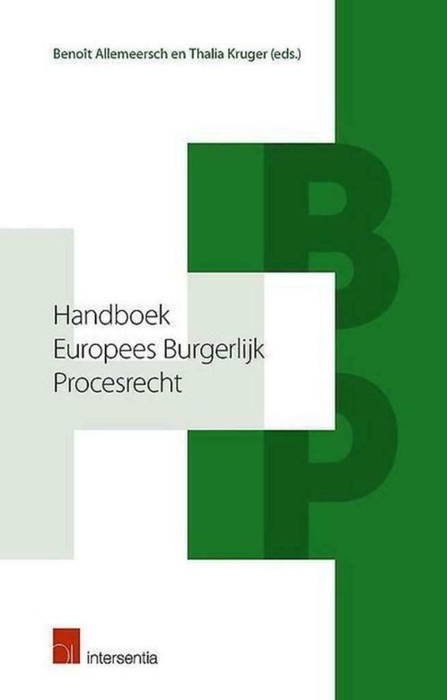 Handboek Europees Burgerlijk Procesrecht, Livres, Livres d'étude & Cours, Comme neuf, Envoi