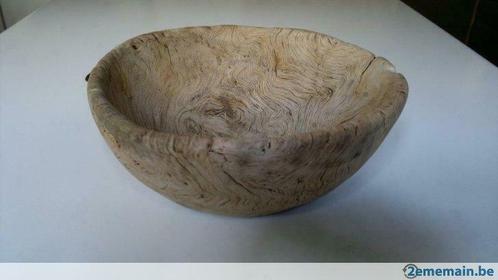 Antique bol en bois d'olivier de la fin du 19ième siècle, Antiek en Kunst, Antiek | Woonaccessoires