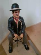 Houten beeld Charlie Chaplin, Ophalen, Zo goed als nieuw