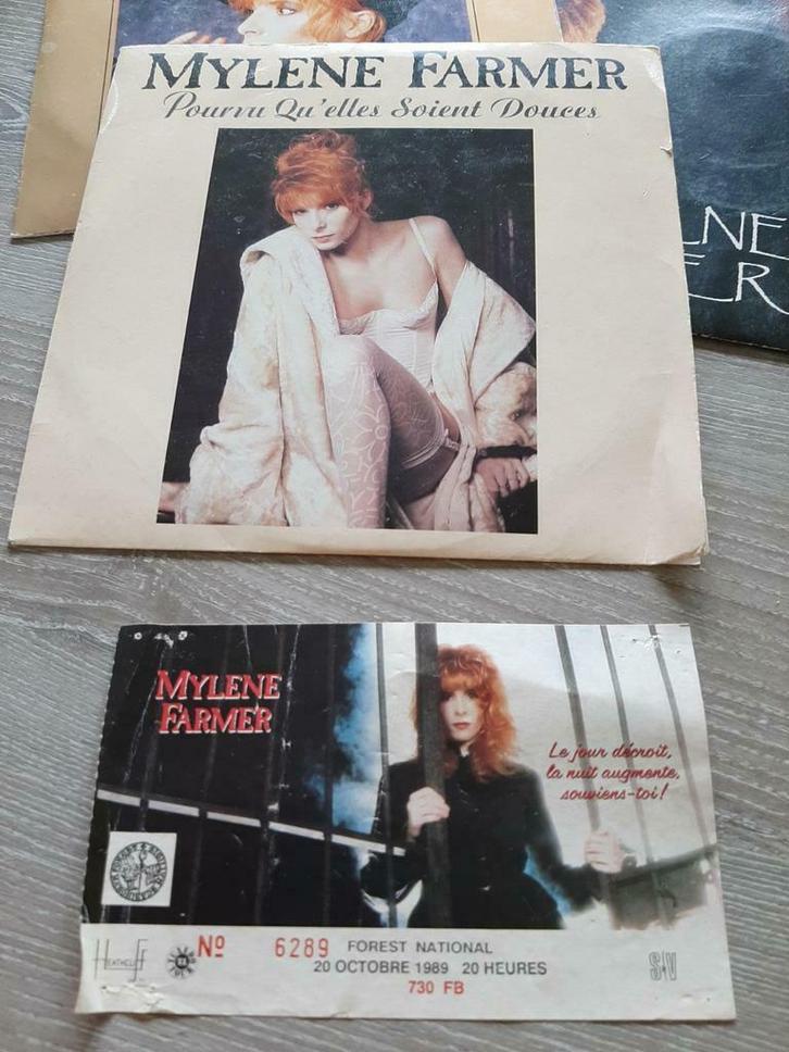 Mylène Farmer, Cd's en Dvd's, Vinyl Singles, Ophalen