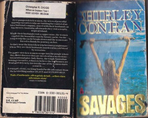 Savages by Shirley Conran, Boeken, Taal | Engels, Gelezen, Fictie, Ophalen of Verzenden