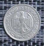 50 Reichspfennig Allemagne 1928 A, Enlèvement ou Envoi, Monnaie en vrac, Allemagne