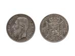 10266 * LEOPOLD II * 50 cent 1886 vlaams * prachtig, Postzegels en Munten, Munten | België, Verzenden, Zilver