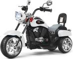 Elektrische Motorfiets Trike Driewieler Vanaf 3 jaar. Wit, Kinderen en Baby's, Ophalen of Verzenden, Nieuw