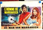 Filmposter L'homme de Marrakech / De man van Marrakech, Verzamelen, Gebruikt, Rechthoekig Liggend, Ophalen of Verzenden, A1 t/m A3