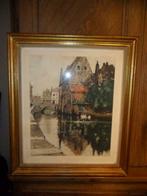 Eau Forte de Henri Cassiers (Anvers 1858-Bruxelles1944), Antiek en Kunst, Ophalen