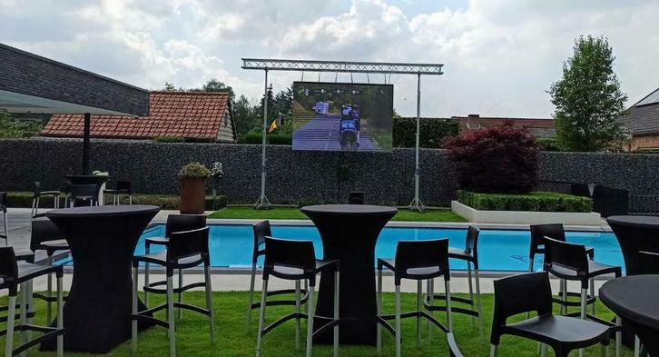 Modulair ledscherm P3.9 of P4.8 van 2.5m² tot...in/outdoor, Audio, Tv en Foto, Professionele apparaten, Zo goed als nieuw, Tv en Weergevers