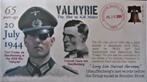 FDC U.S.A.- WO II- SPECIALE COVER, VALKYRIE,THE PLOT TO KILL, Overige thema's, Ophalen of Verzenden, Gestempeld