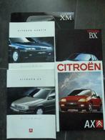 brochures Citroen 1985 - 1995 zx bx xm xantia, Gelezen, Ophalen of Verzenden