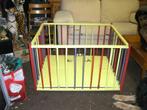 Kinderpark in hout met bodem, Kinderen en Baby's, Babyparken, Ophalen, Gebruikt, Rechthoekig