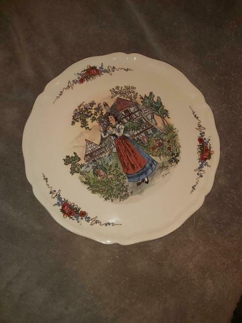 2 anciennes assiettes décoratives françaises assiette Oberna, Antiquités & Art, Antiquités | Services (vaisselle) pièces, Enlèvement