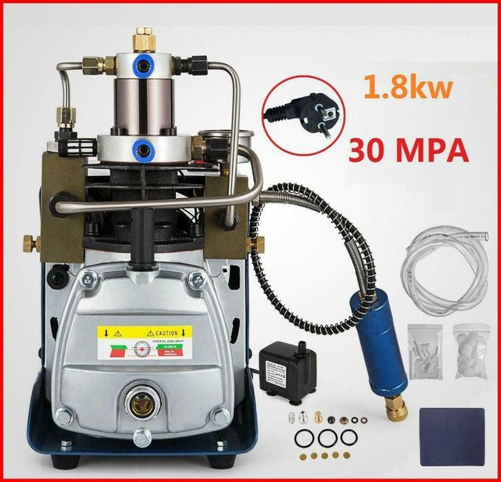 PCP Compressor 300 Bar 30MPA, 4500PSI 220V Autostop, Auto diversen, Autogereedschap, Nieuw, Ophalen of Verzenden