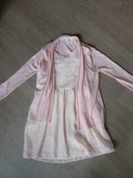 ZARA - Roze jurk + bijhorend golfje. Maat 140. 1x gedragen, Comme neuf, Fille, Ensemble, Zara