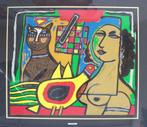 "L'oiseau amoureux" - Guillaume Corneille, Antiek en Kunst, Kunst | Litho's en Zeefdrukken, Ophalen of Verzenden