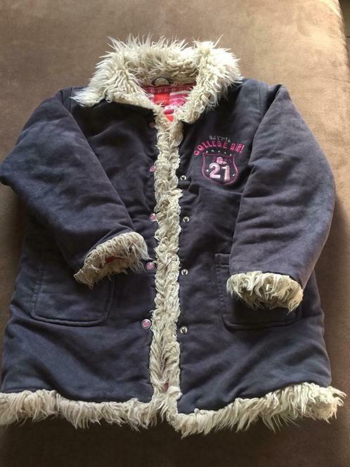 Manteau Esprit bleu tissus « nubuck « taille 8-9 ans mi-sais, Kinderen en Baby's, Kinderkleding | Maat 128, Gebruikt, Meisje, Jas