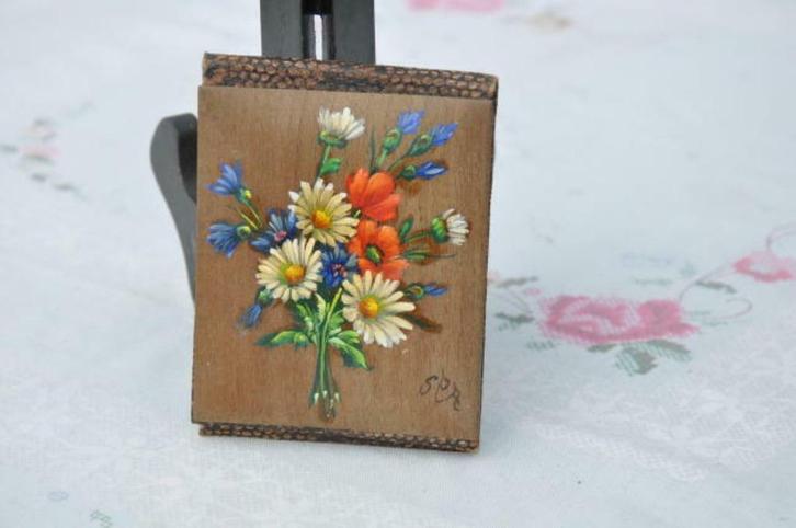 §  porte cartes de credit en bois de spa, Antiquités & Art, Curiosités & Brocante, Enlèvement ou Envoi