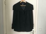 Zwarte dames winterjas, MET, Zo goed als nieuw, Maat 42/44 (L), Zwart