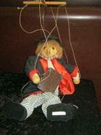 marionet pop mannetje met koffer, Verzamelen, Gebruikt, Ophalen of Verzenden, Pop