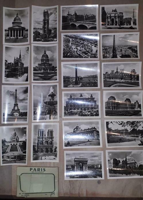 20 souvenirfoto's van Parijs ... slenterend door Yvon, Verzamelen, Foto's en Prenten, Zo goed als nieuw, Foto, Gebouw, Voor 1940