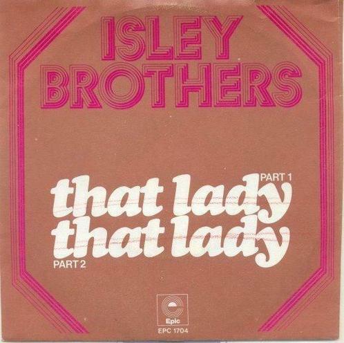 Isley Brothers – That lady Part 1 & 2 – Single – 45 rpm, CD & DVD, Vinyles | R&B & Soul, Enlèvement ou Envoi