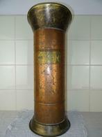 Seau à charbon ancien manche bleu de Delft Vase ancien 1900, Enlèvement ou Envoi, Cuivre