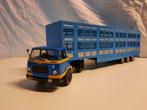 Vrachtwagen unic met veetransporter 1/43 Nieuw. miniatuur, Collections, Enlèvement ou Envoi, Neuf
