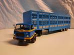 Vrachtwagen unic met veetransporter 1/43 Nieuw. miniatuur, Ophalen of Verzenden, Nieuw