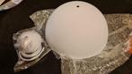 lustre coupole métal blanc diamètre 30cm, Maison & Meubles, Enlèvement ou Envoi, Neuf, Métal