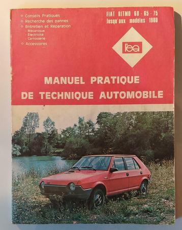 Manuel pratique de technique automobile Fiat Ritmo disponible aux enchères