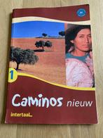 Schoolboek Spaans - Caminos nieuw - ISBN 978 90 5451 580720, Boeken, Taal | Spaans, Gelezen, Ophalen of Verzenden