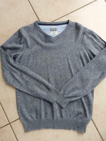PONTUS blauwe sweater maat 12 jr, Enlèvement ou Envoi, Comme neuf, Garçon, Pull ou Veste